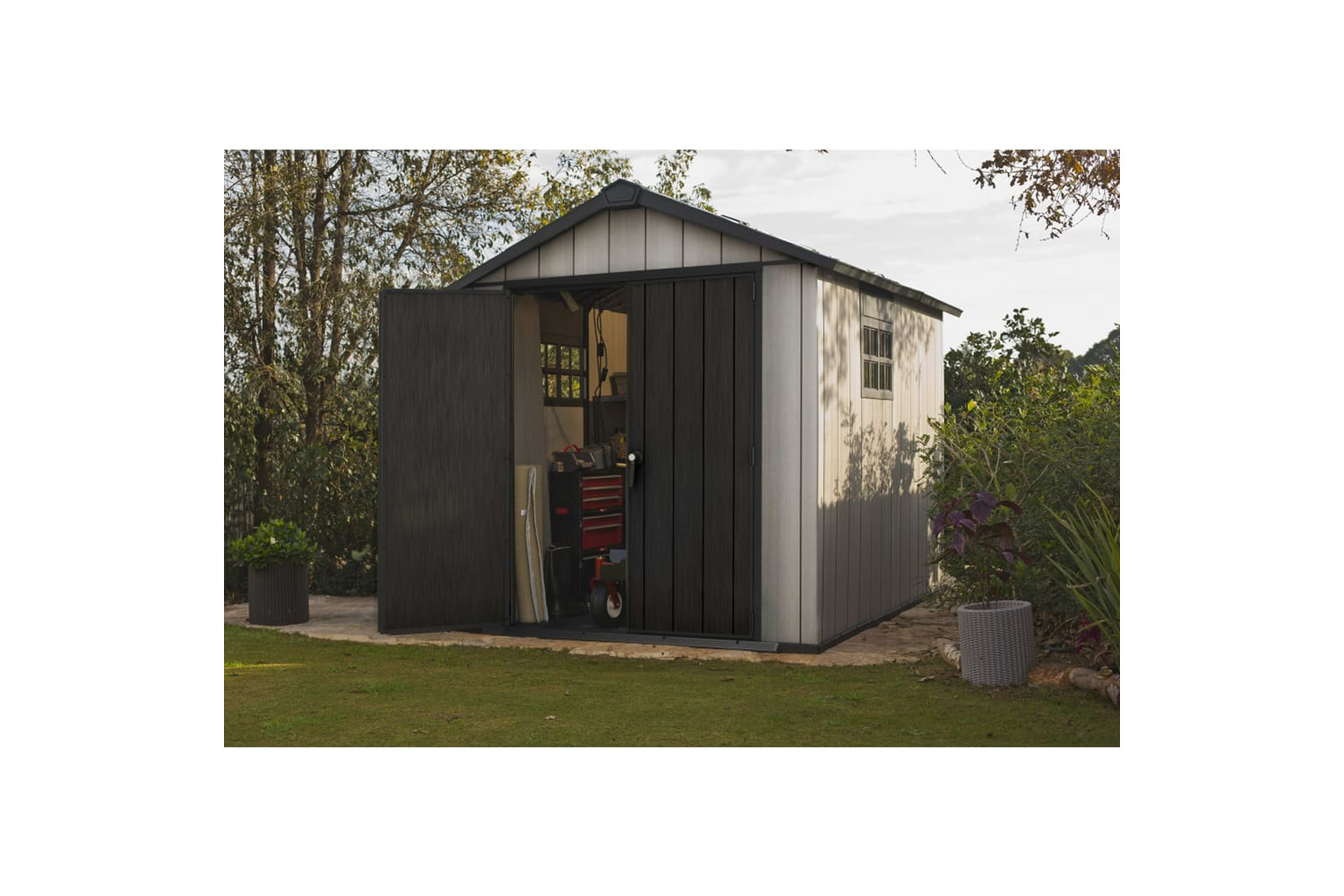 Keter 404244 Garden Shed Oakland 7511 Anthracite