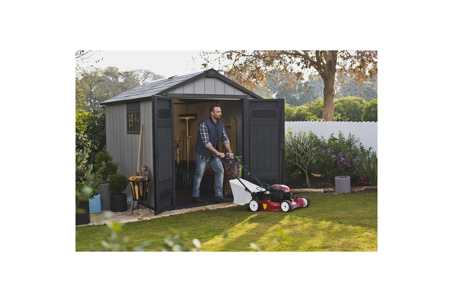 Keter 404245 Garden Shed Oakland 759 Anthracite