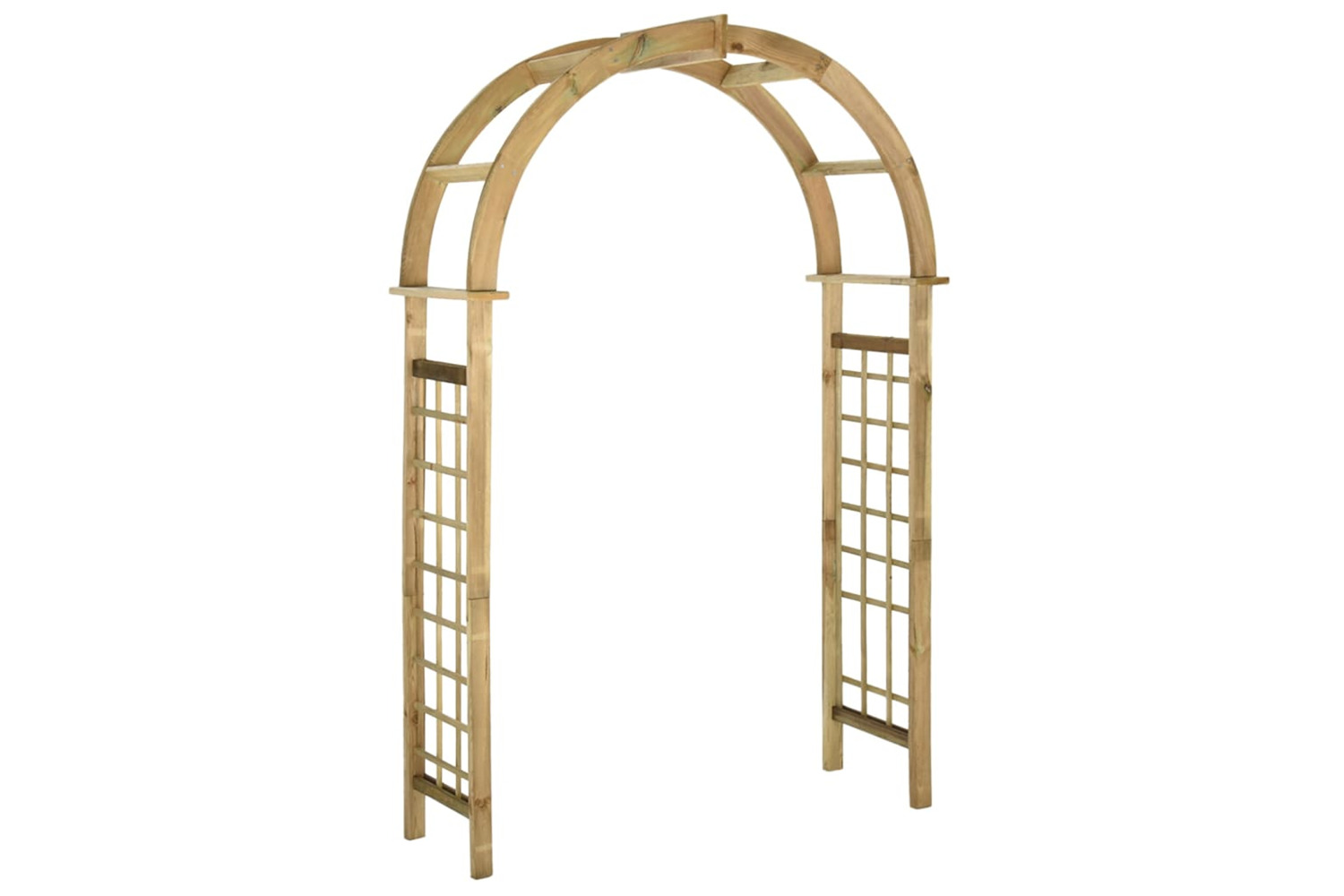 vidaXL 43256 Trellis Arch Green Impregnated Pinewood