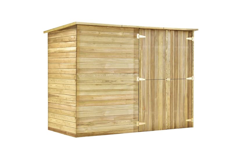 Vidaxl 46363 Garden Shed House 232x110x170 Cm Impregnated Pinewood