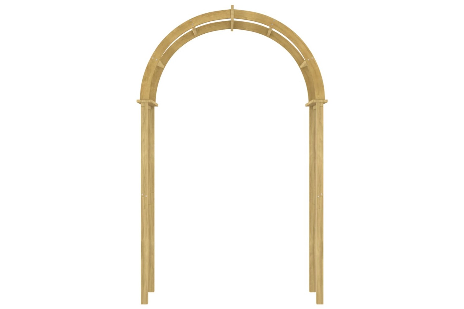 vidaXL 318419 Arch 141x97x243cm Impregnated Solid Wood Pine