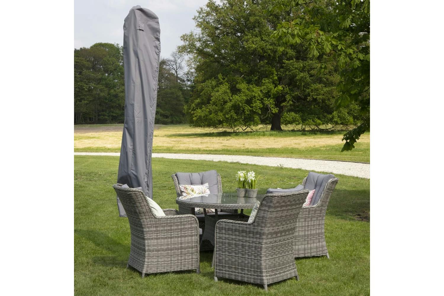 Madison 434687 Cover For Standing Parasol 250x60 Cm Grey