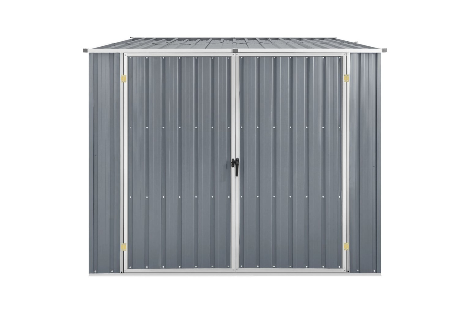 vidaXL 46254 Garden Shed Grey 195x198x159cm Galvanised Steel