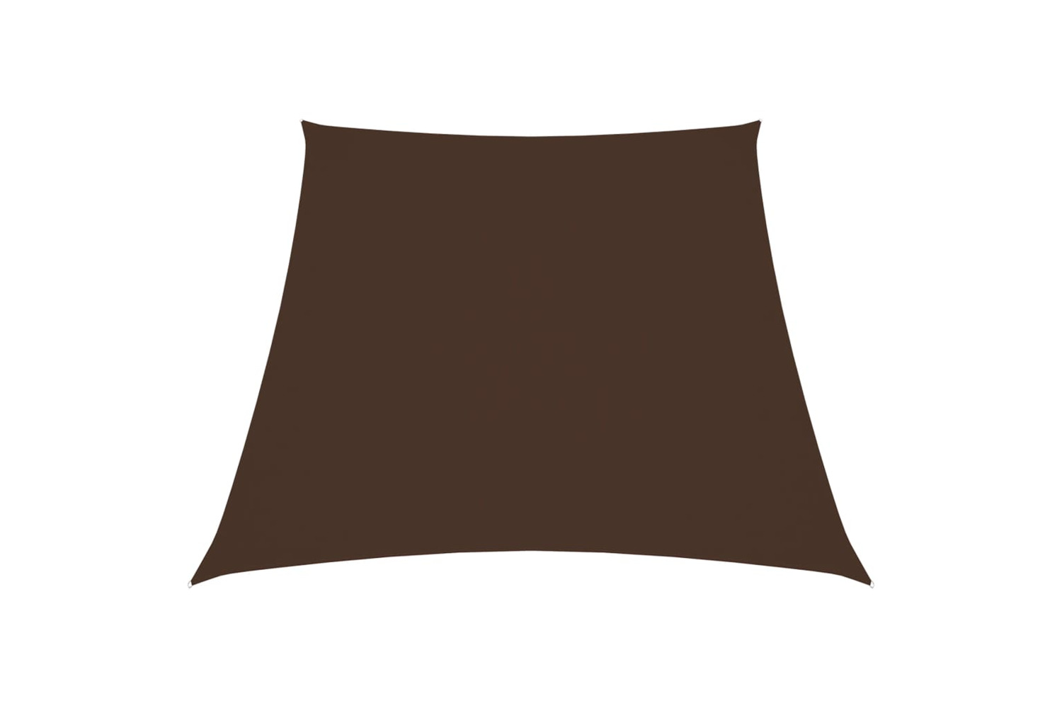 vidaXL 135849 Sunshade Sail Oxford Fabric Trapezium 4/5x4 M Brown
