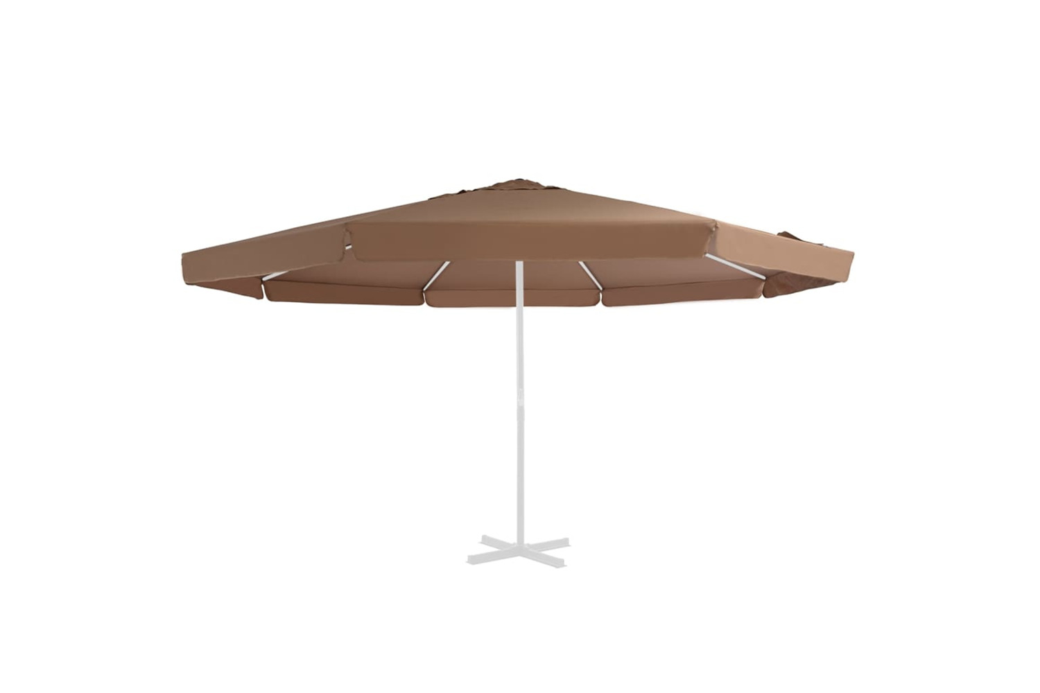 vidaXL 312538 Replacement Fabric For Outdoor Parasol Sand 500cm