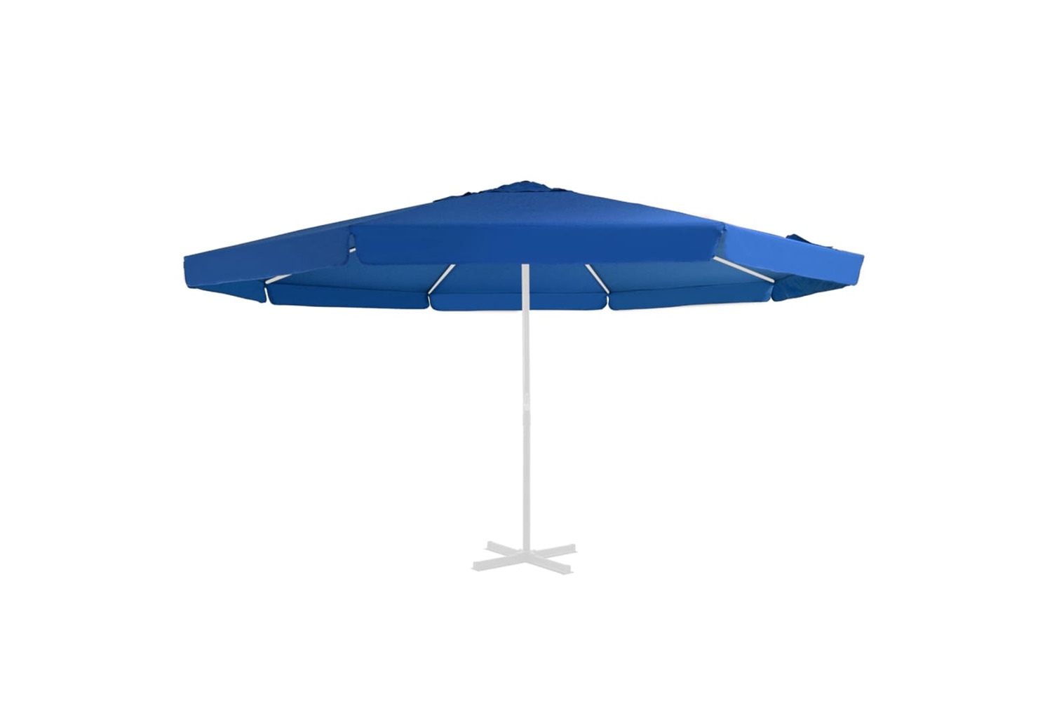 vidaXL 312545 Replacement Fabric For Outdoor Parasol Azure Blue 500cm