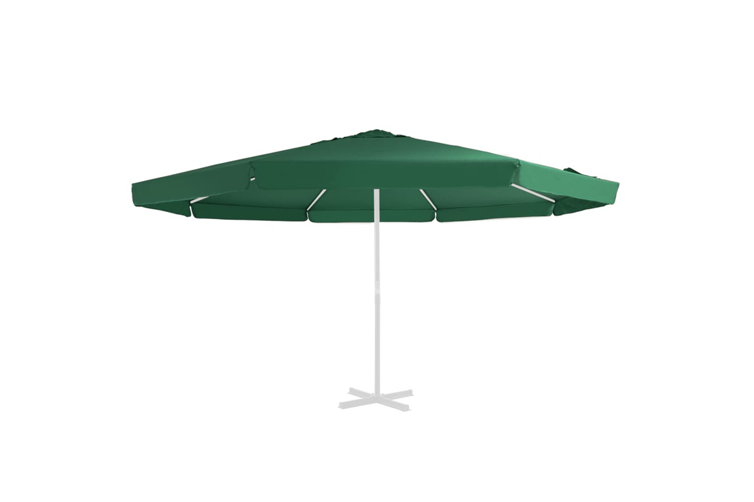 vidaXL 312539 Replacement Fabric For Outdoor Parasol Green 500cm