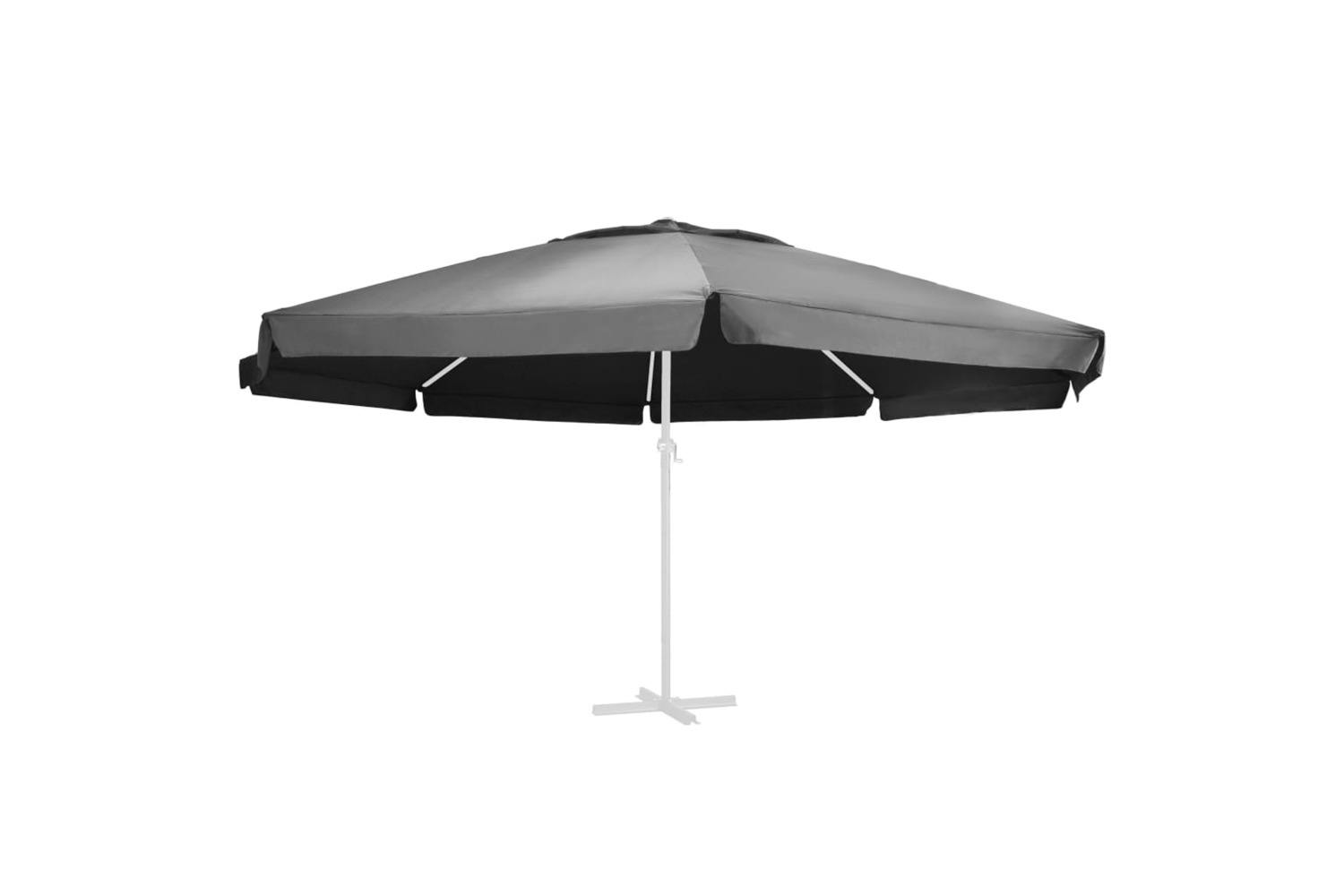 Vidaxl 312548 Replacement Fabric For Outdoor Parasol Anthracite 600 Cm