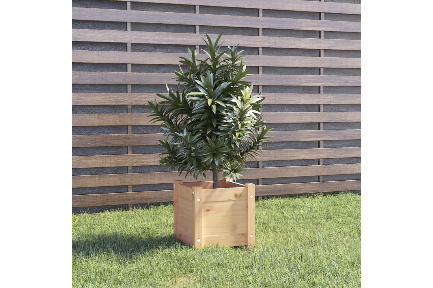 vidaXL 810522 Garden Planter 31x31x31cm Solid Pinewood