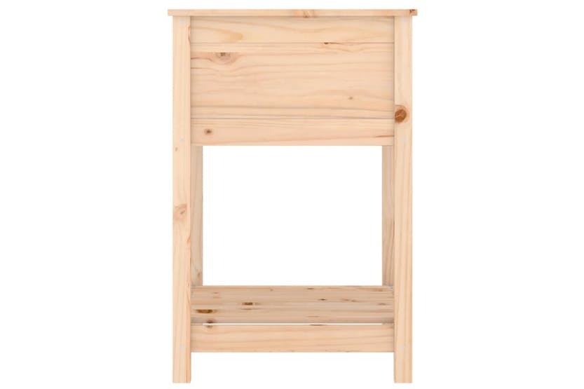 Vidaxl 823773 Planter With Shelf 54x54x81 Cm Solid Wood Pine