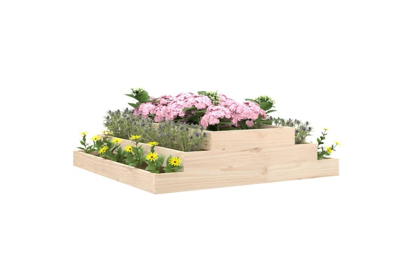 Vidaxl 823899 Planter 110x110x27 Cm Solid Wood Pine