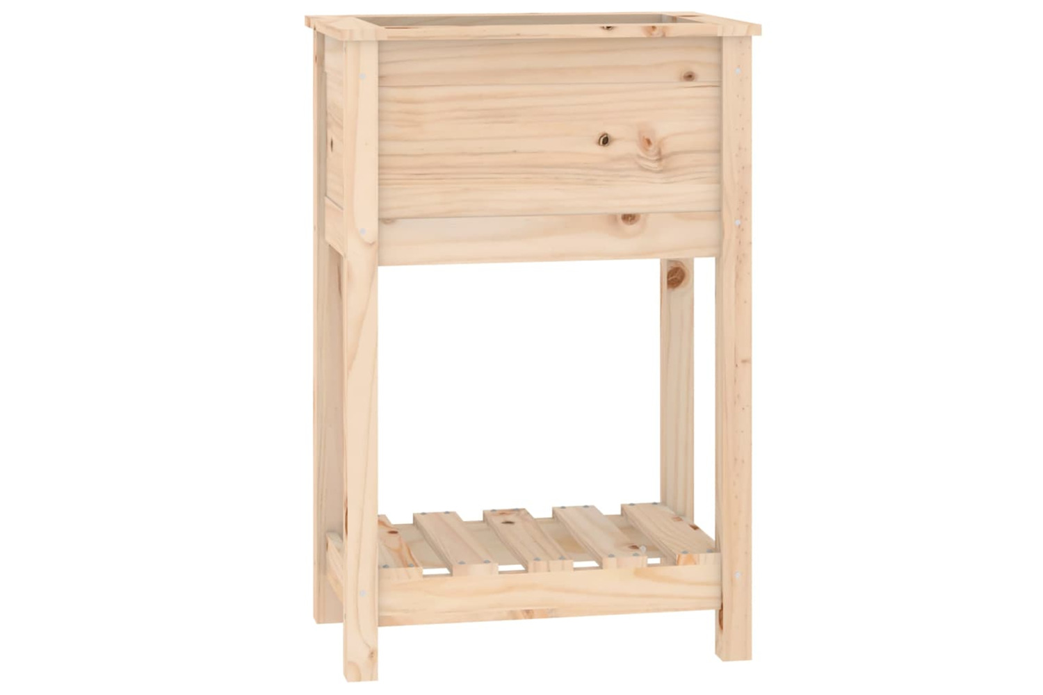 vidaXL 823752 Planter With Shelf 54x34.5x81cm Solid Wood Pine