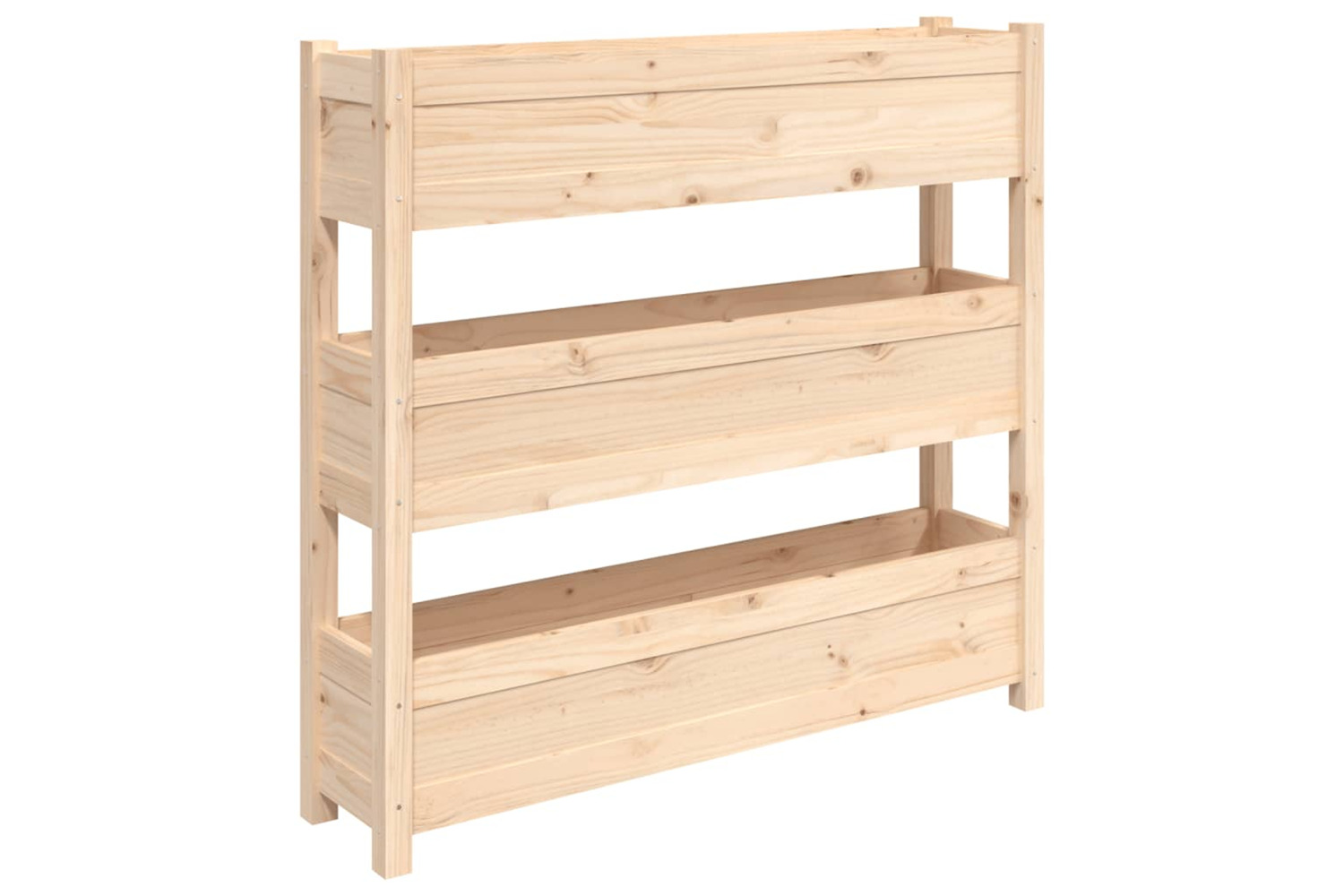 vidaXL 823920 Planter 112x25x104.5cm Solid Wood Pine