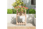 Vidaxl 823773 Planter With Shelf 54x54x81 Cm Solid Wood Pine