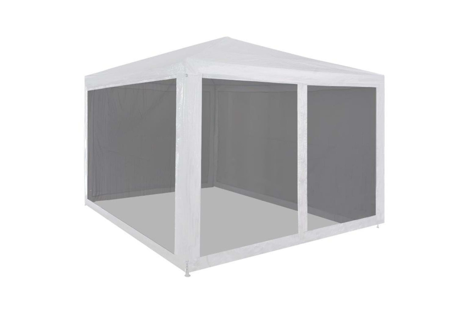 vidaXL 93526 Folding Party Tent With Sidewalls Taupe 3x3 M