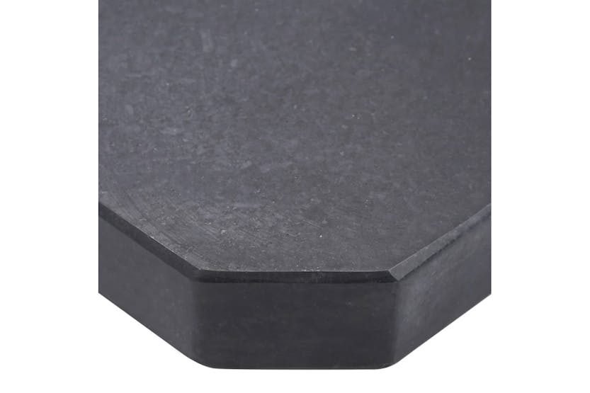 Vidaxl 313669 Umbrella Weight Plate Black Granite Square 25 Kg