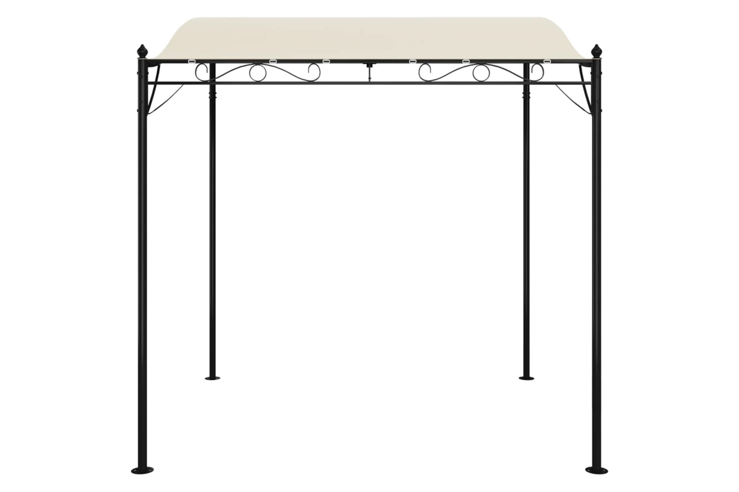 vidaXL 362391 Canopy Cream 2x2.3 M 180 G/m² Fabric And Steel