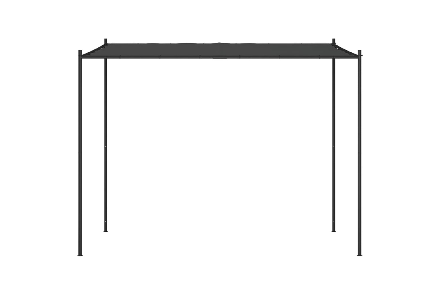 vidaXL 362462 Gazebo Anthracite 3x3 M 180 G/m² Fabric And Steel