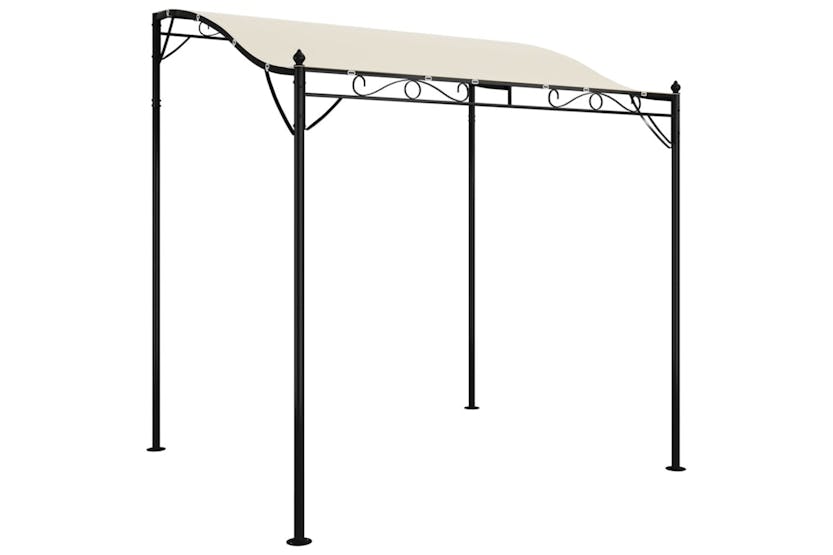 Vidaxl 362391 Canopy Cream 2x2.3 M 180 G/mâ² Fabric And Steel