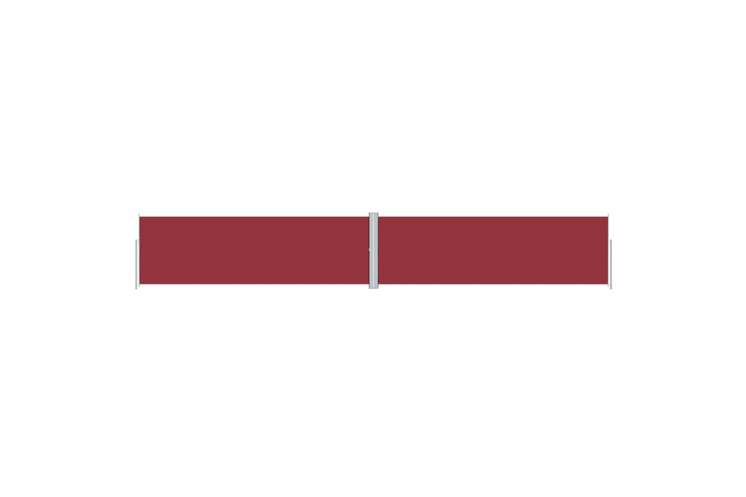 vidaXL 318035 Retractable Side Awning Red 160x1000cm