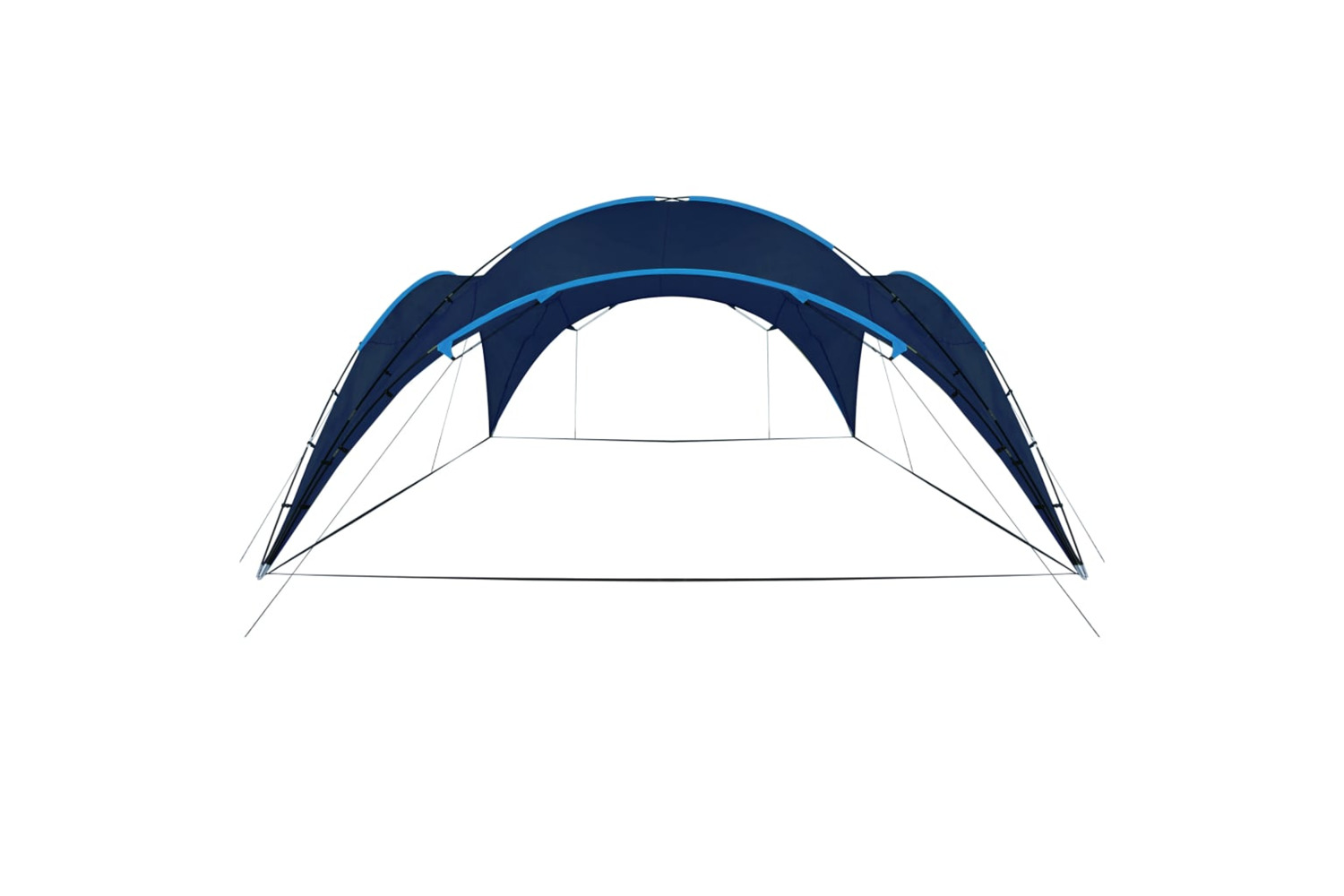 vidaXL 91571 Party Tent Arch 450x450x265cm Dark Blue
