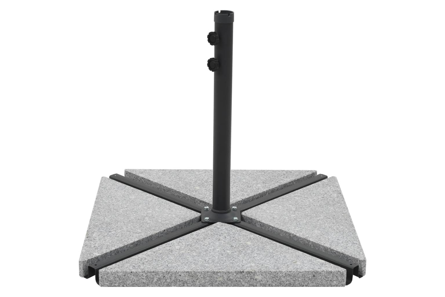vidaXL 45071 Umbrella Weight Plate Granite 15 Kg Triangular Grey