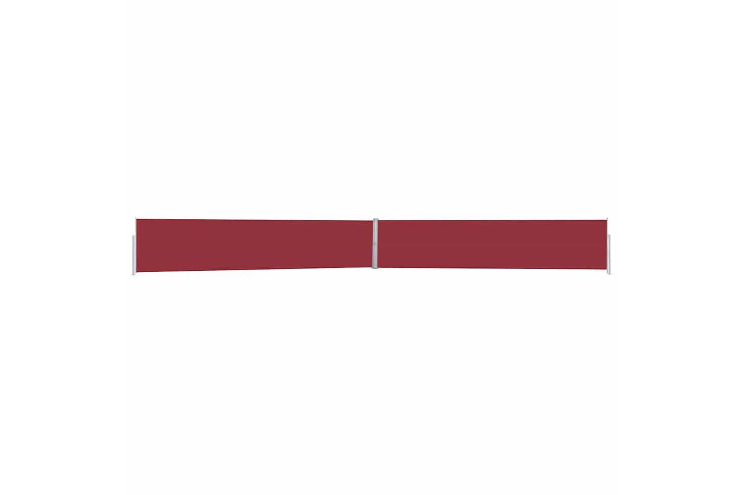 vidaXL 313398 Patio Retractable Side Awning 170x1200cm Red