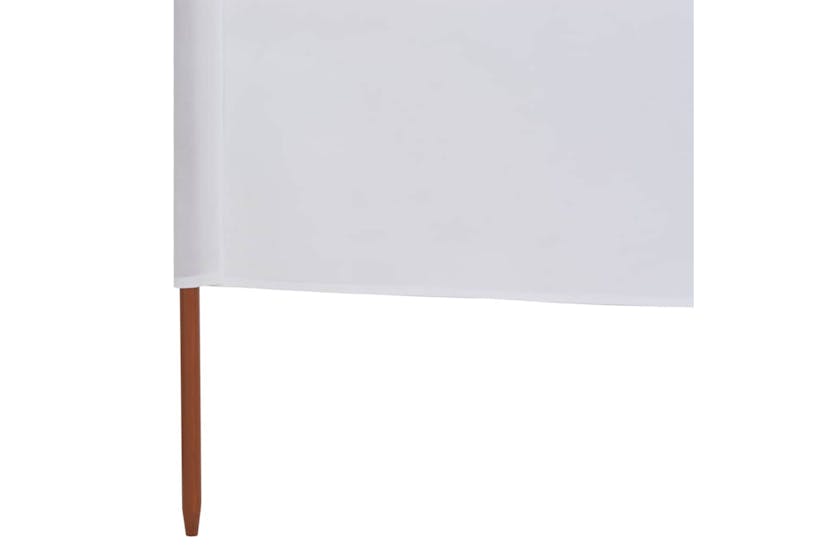 Vidaxl 44543 6-panel Wind Screen Fabric 800x80 Cm White