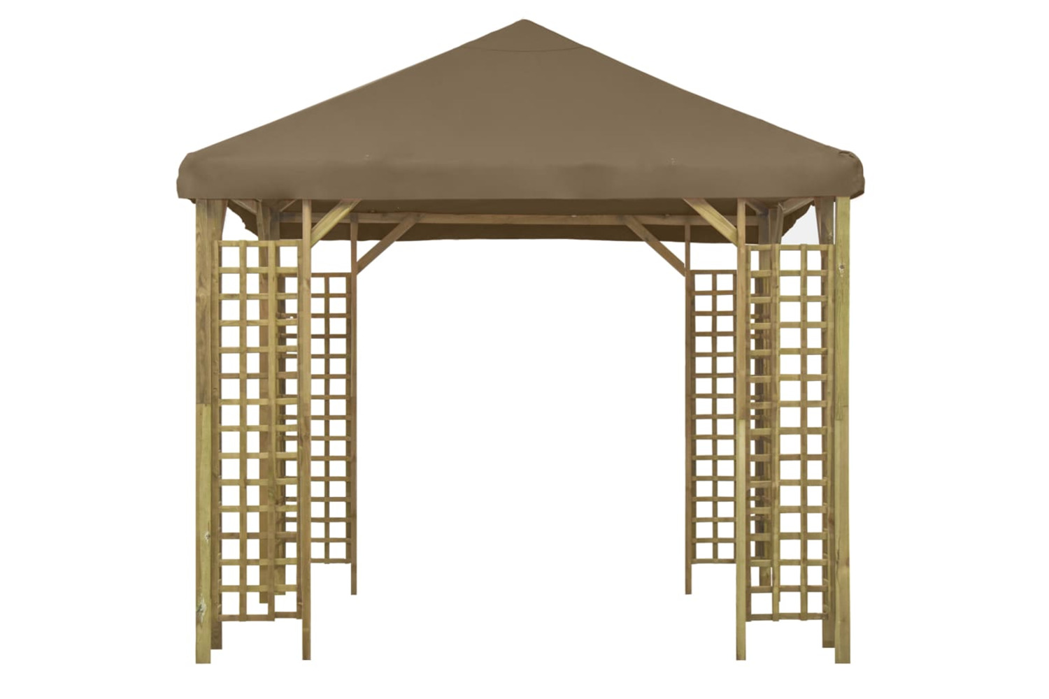 vidaXL 3054486 Gazebo 3x3 M Taupe