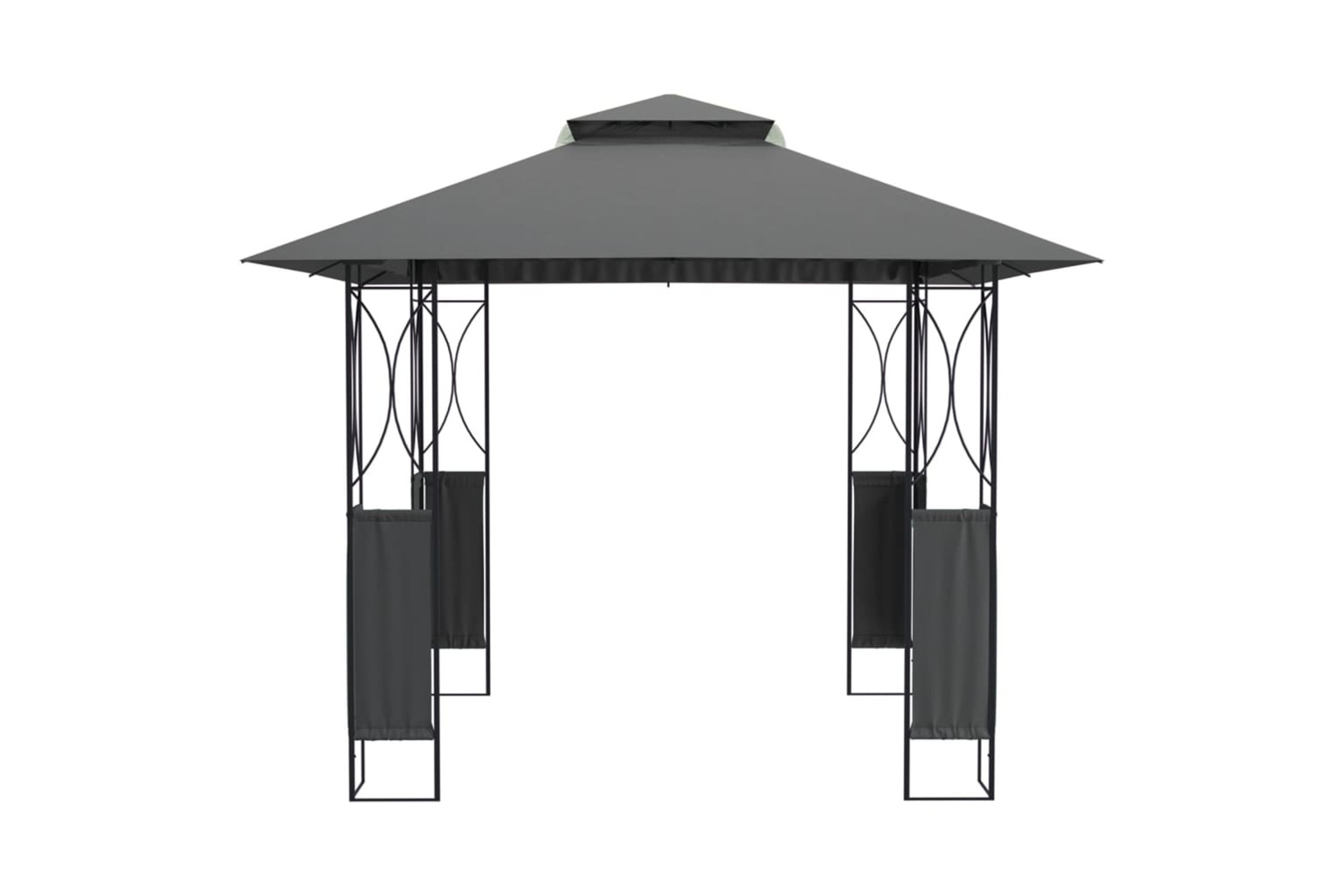 vidaXL 360141 Gazebo With Roof Anthracite 300x300x270cm Steel