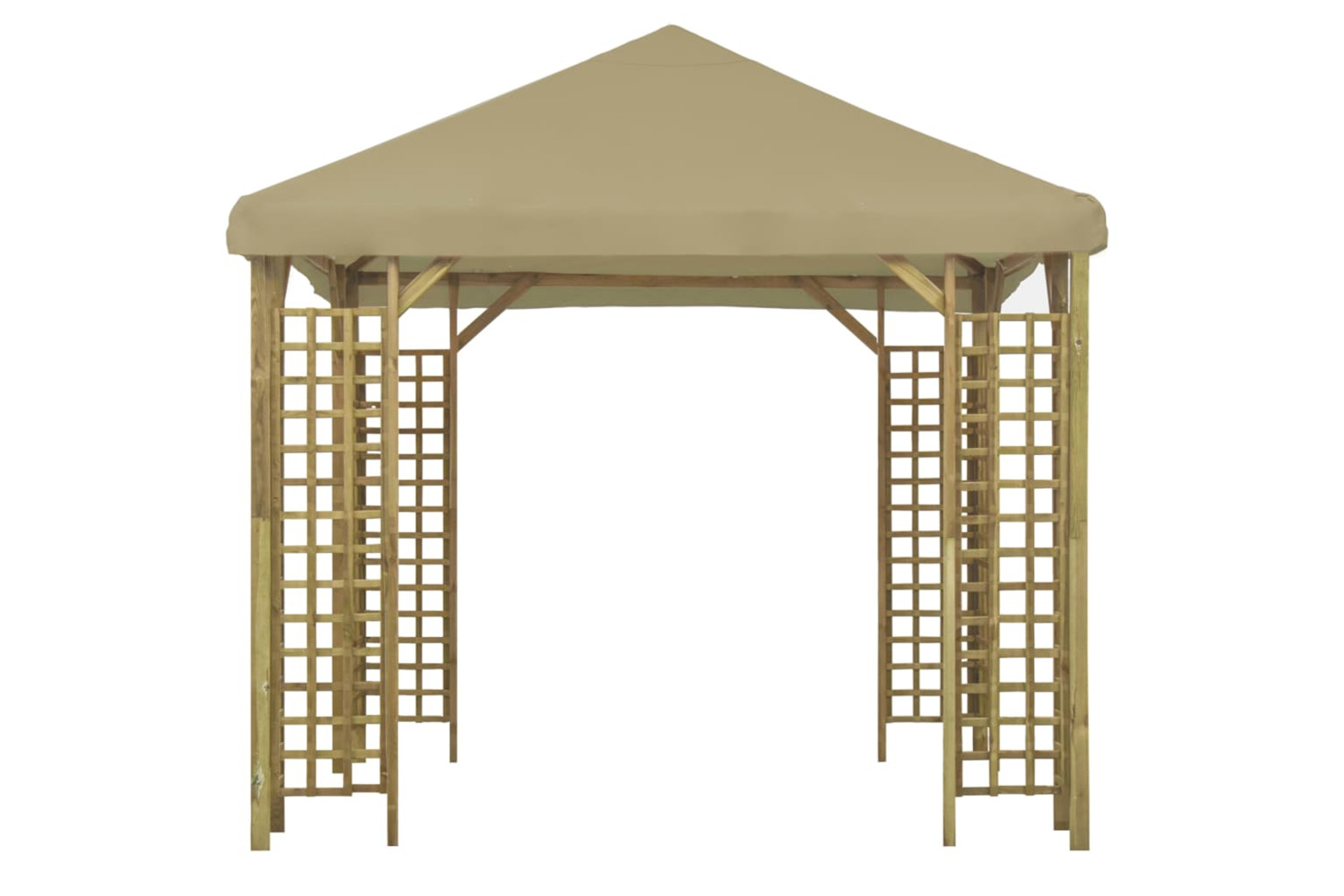 vidaXL 3054481 Gazebo 3x3 M Beige