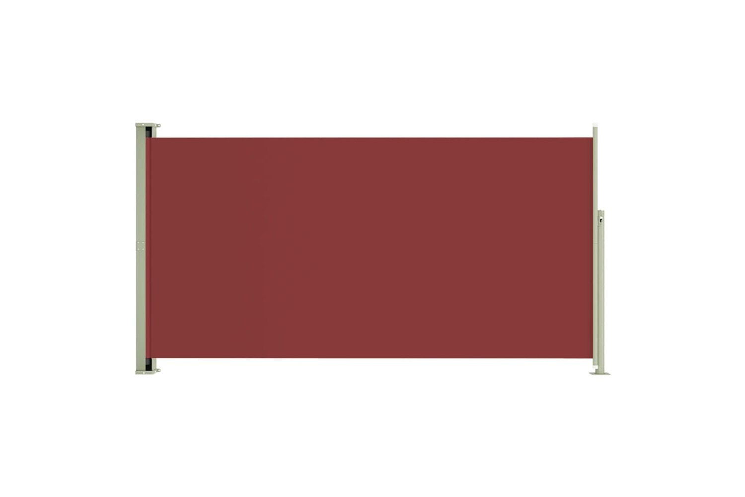 vidaXL 317843 Patio Retractable Side Awning 160x300cm Red