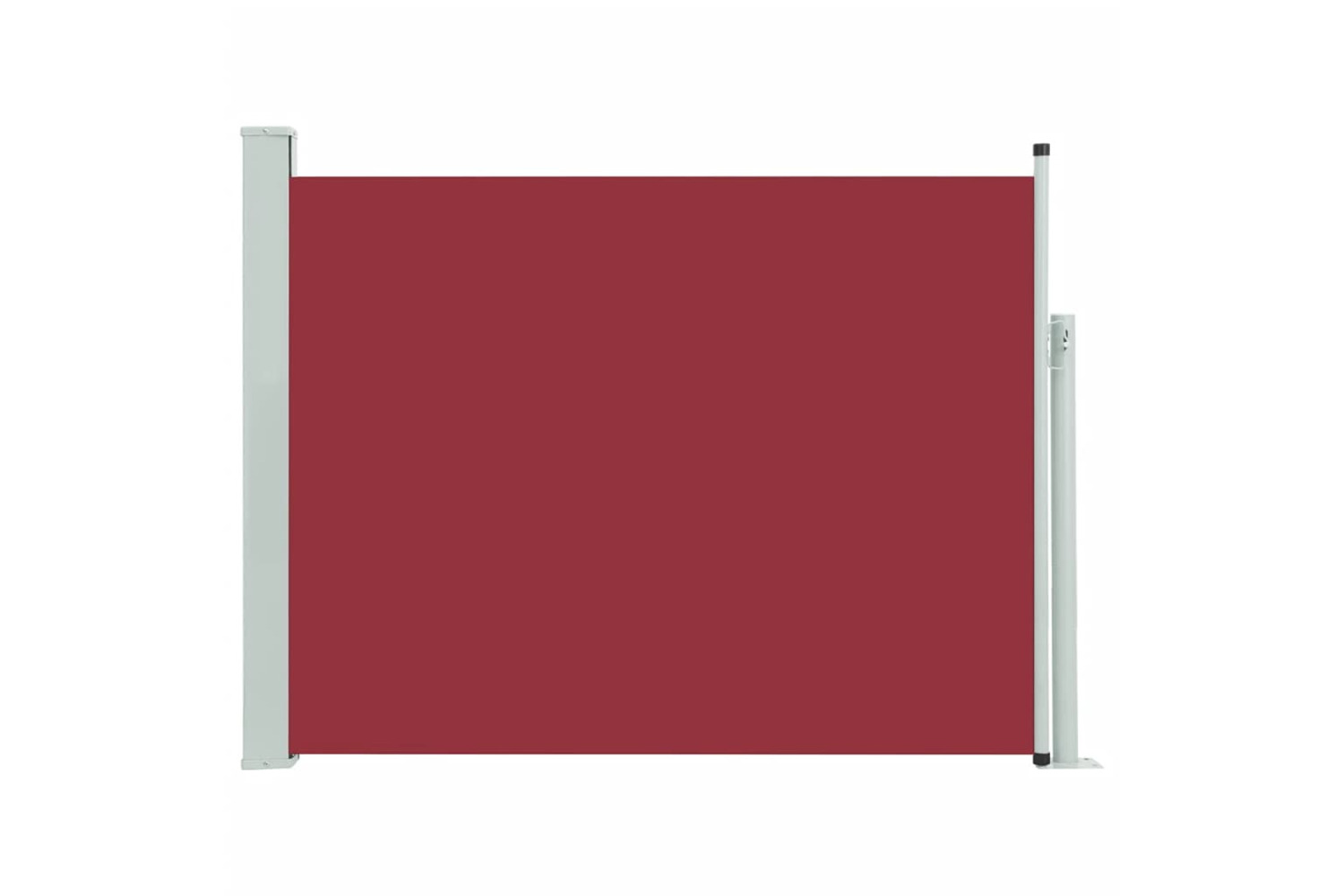 vidaXL 317919 Patio Retractable Side Awning 140x500cm Red