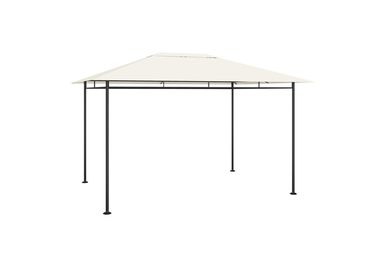 vidaXL 313921 Gazebo 384x281x270cm Cream 180 G/m²