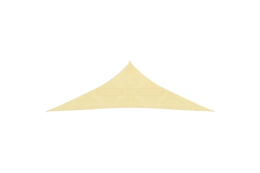 Vidaxl 311147 Sunshade Sail 160 G/mâ² Beige 3.5x3.5x4.9 M Hdpe