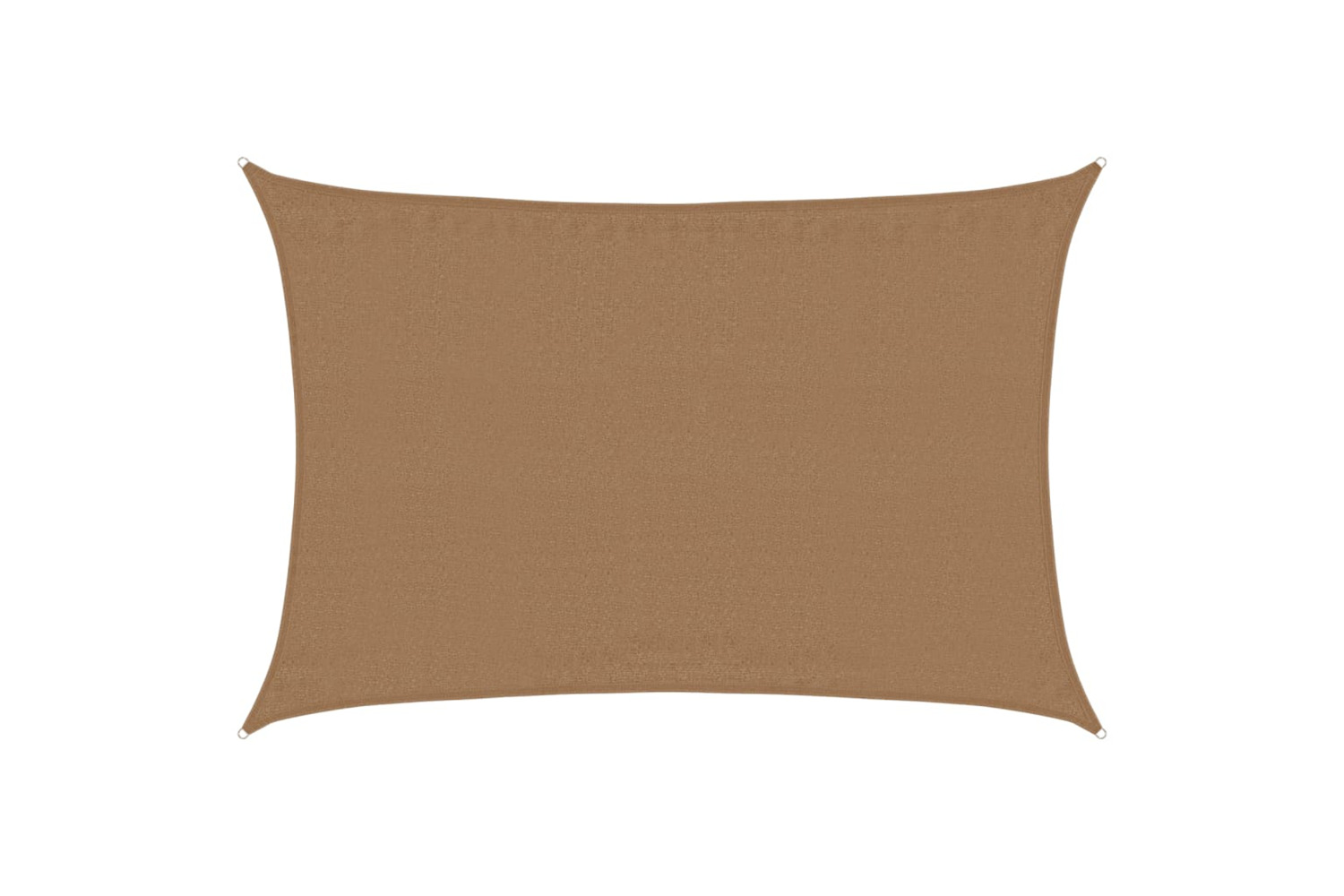 vidaXL 311406 Sunshade Sail 160 G/m² Taupe 3.5x4.5 M Hdpe
