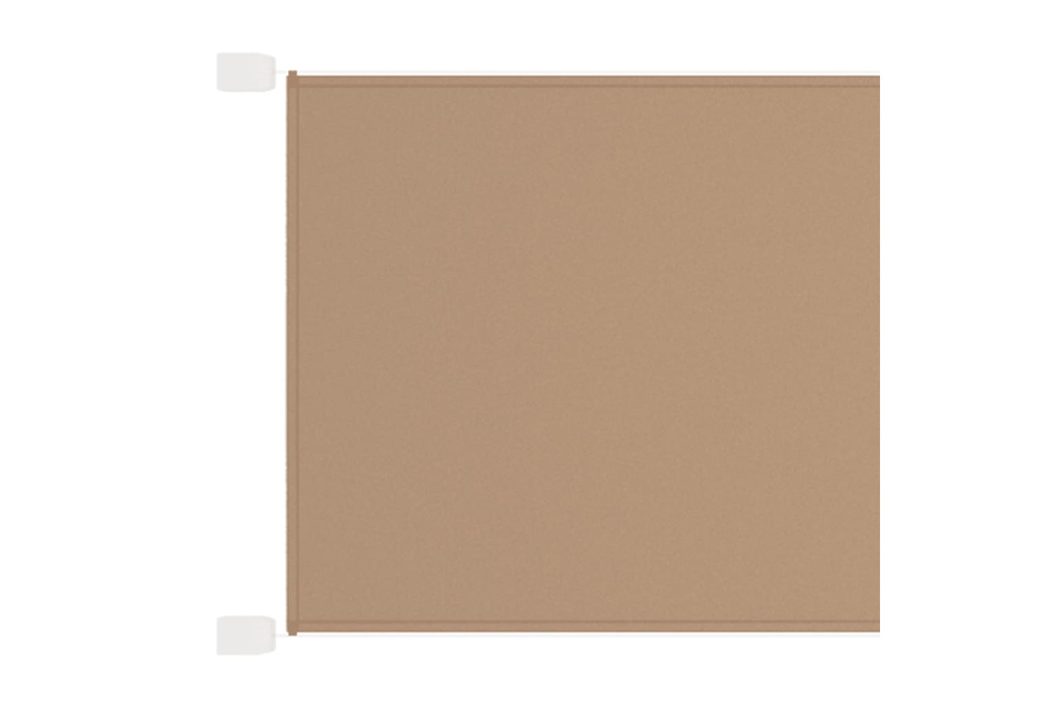 vidaXL 148405 Vertical Awning Taupe 100x600cm Oxford Fabric