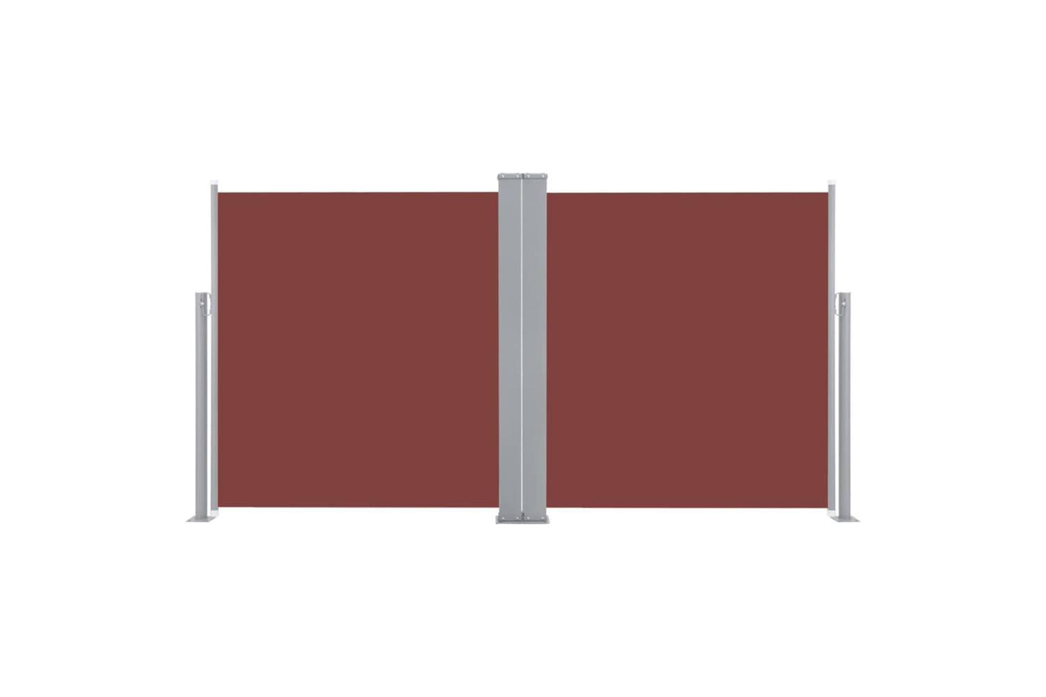 vidaXL 48445 Retractable Side Awning Brown 100x600cm