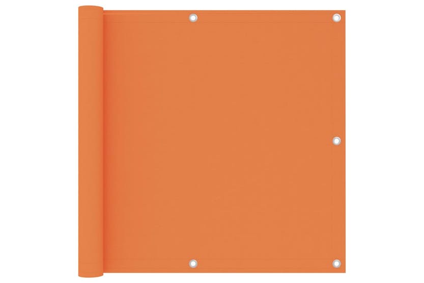 Vidaxl 135049 Balcony Screen Orange 90x400 Cm Oxford Fabric