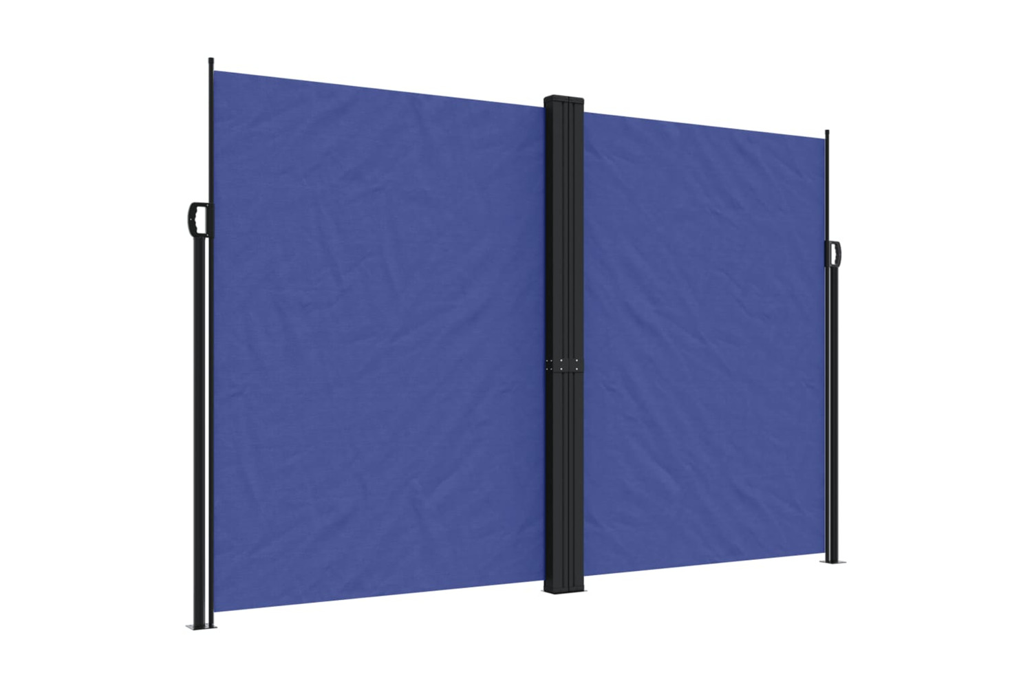 vidaXL 318052 Retractable Side Awning Blue 220x1000cm