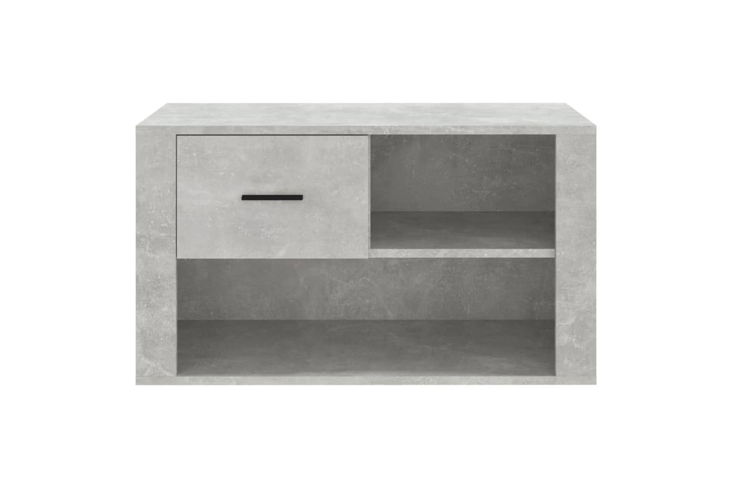 vidaXL 816756 Shoe Cabinet Concrete Grey 80x35x45cm Engineered Wood