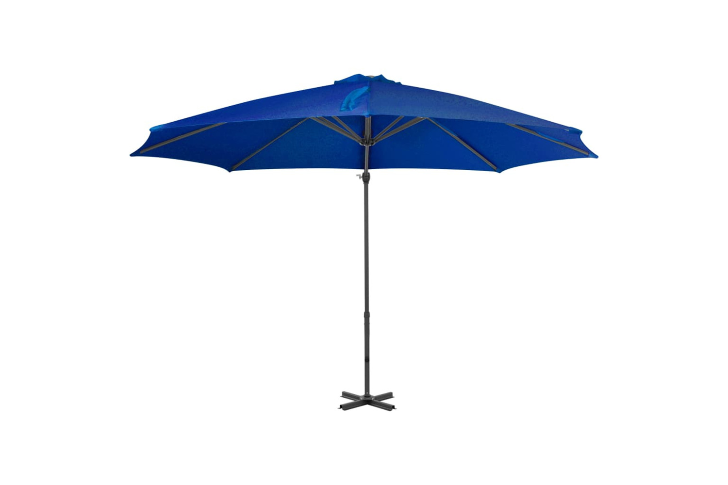 vidaXL 46989 Cantilever Umbrella With Aluminium Pole Azure Blue 300cm