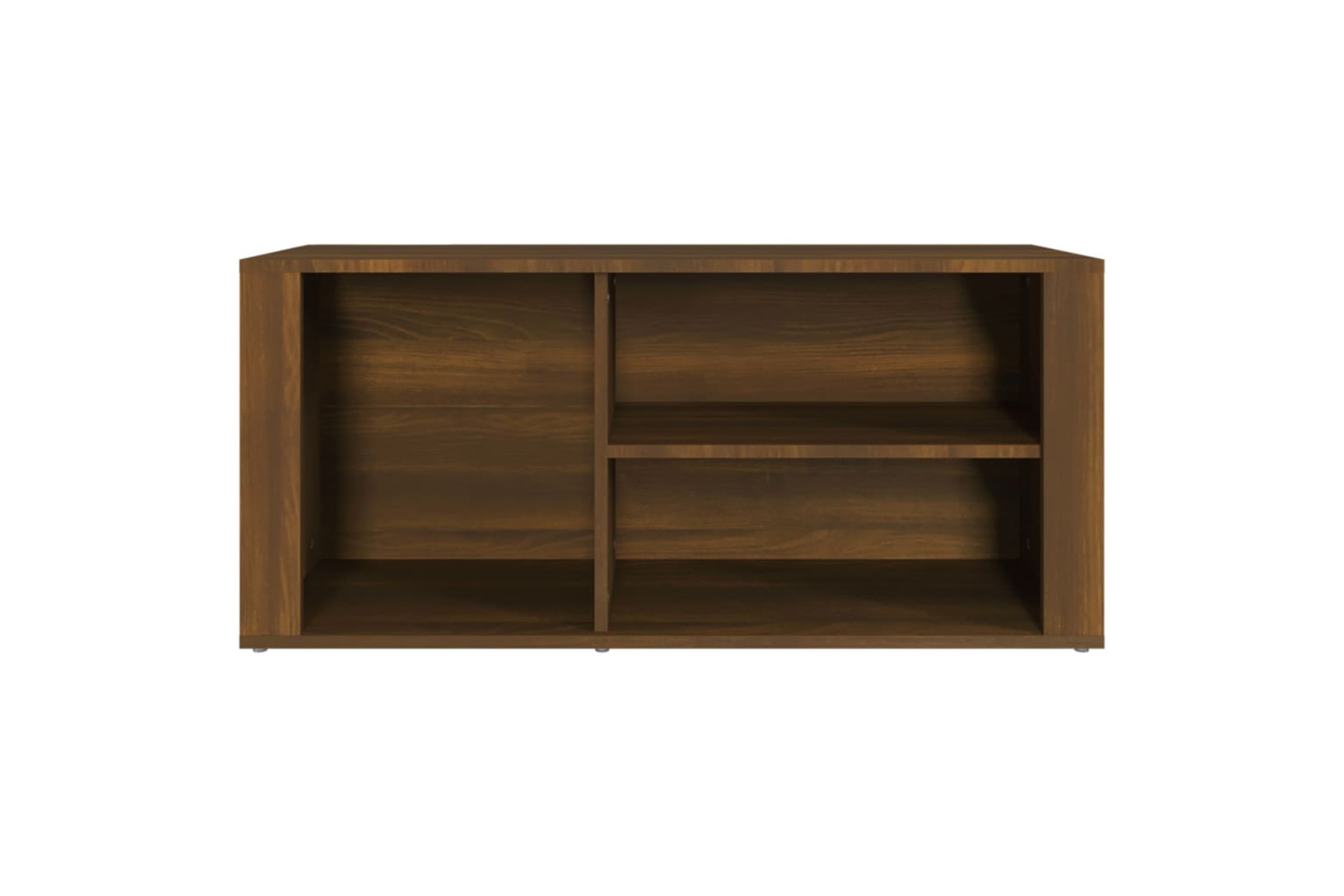 vidaXL 816927 Shoe Cabinet Brown Oak 100x35x45cm Engineered Wood