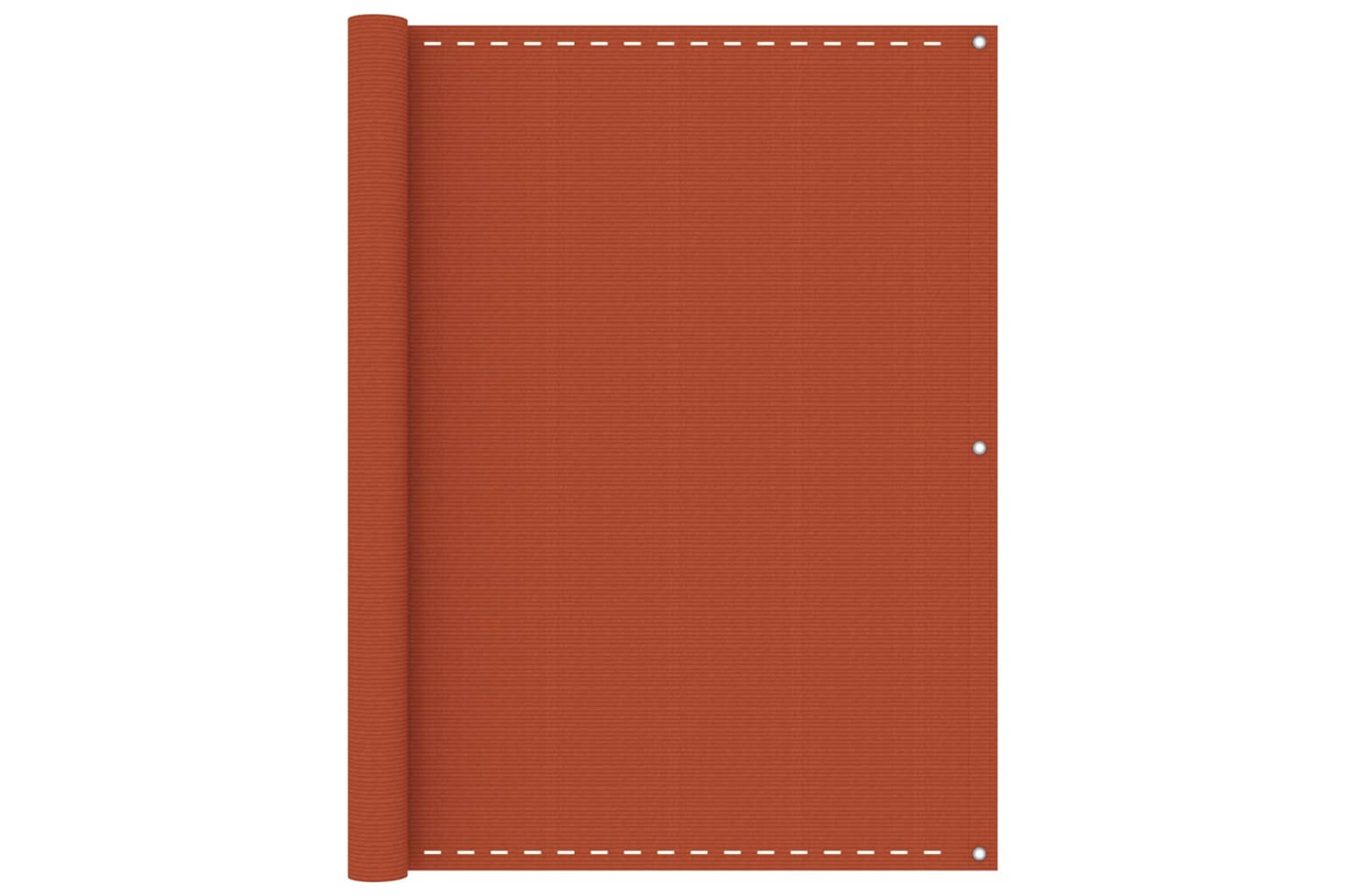 vidaXL 311026 Balcony Screen Orange 120x500cm Hdpe