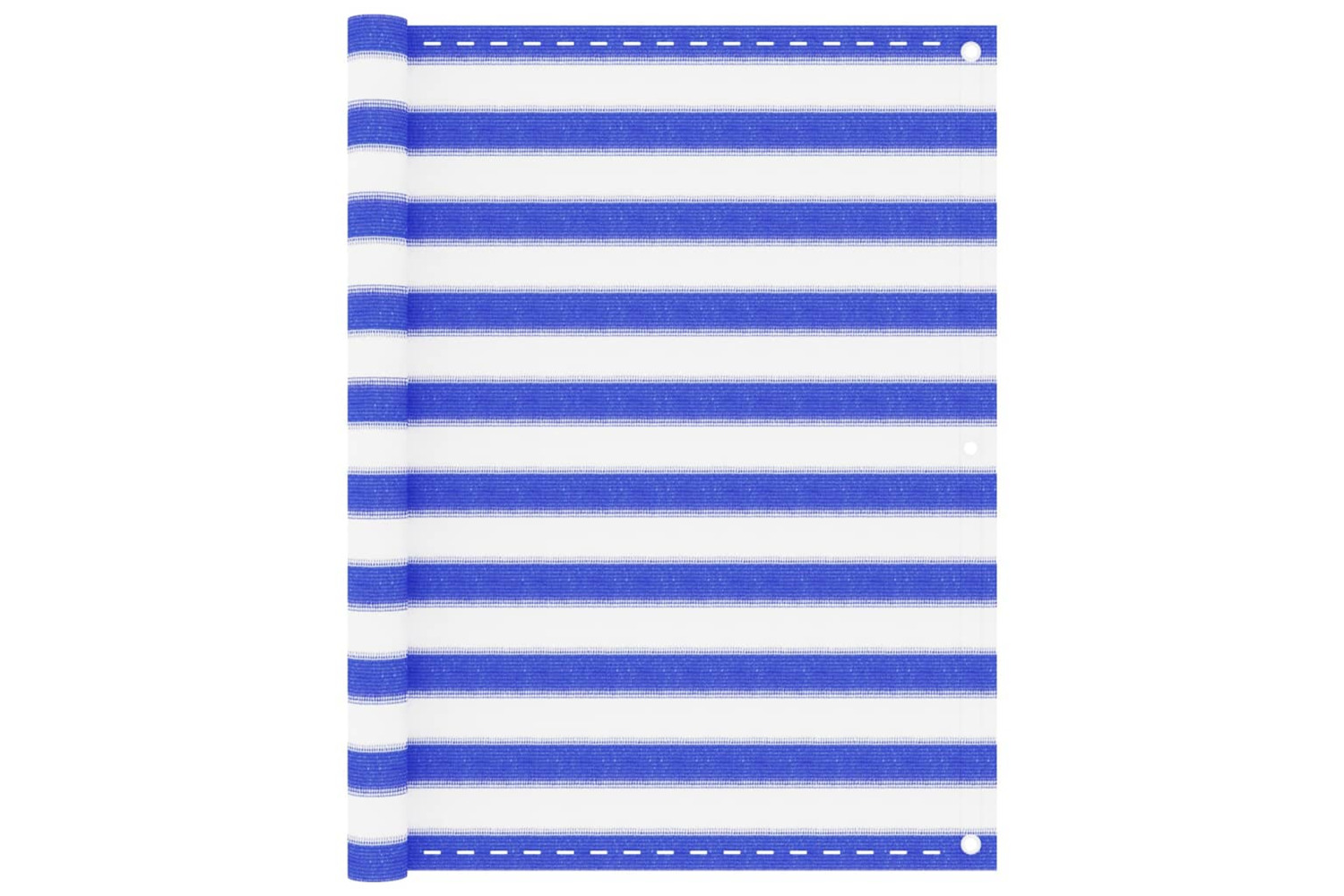 vidaXL 310893 Balcony Screen Blue And White 120x400cm Hdpe