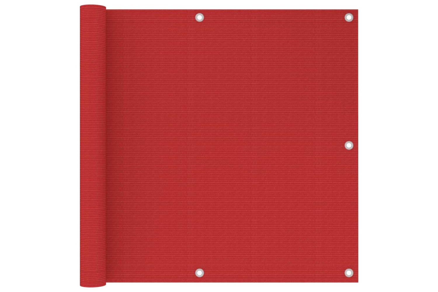 vidaXL 311011 Balcony Screen Red 90x600cm Hdpe