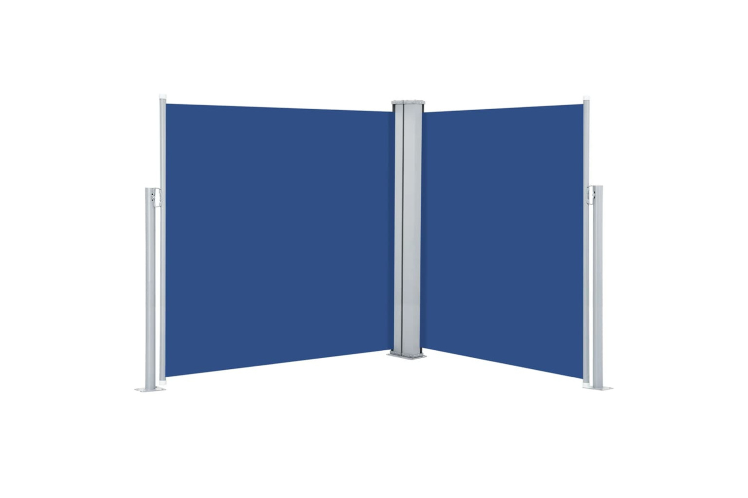 vidaXL 317992 Retractable Side Awning Blue 140x600cm