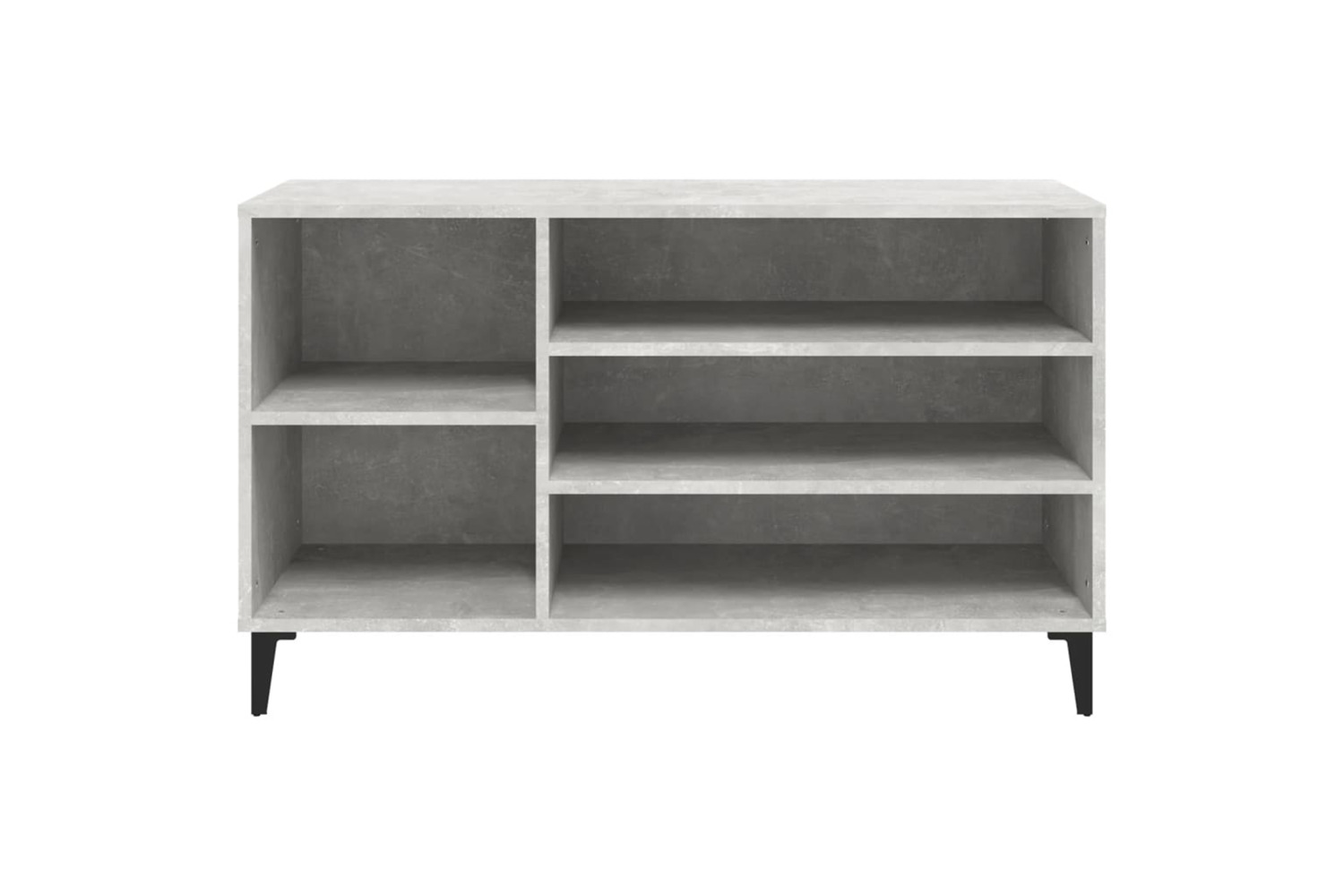 vidaXL 819752 Shoe Cabinet Concrete Grey 102x36x60cm Engineered Wood