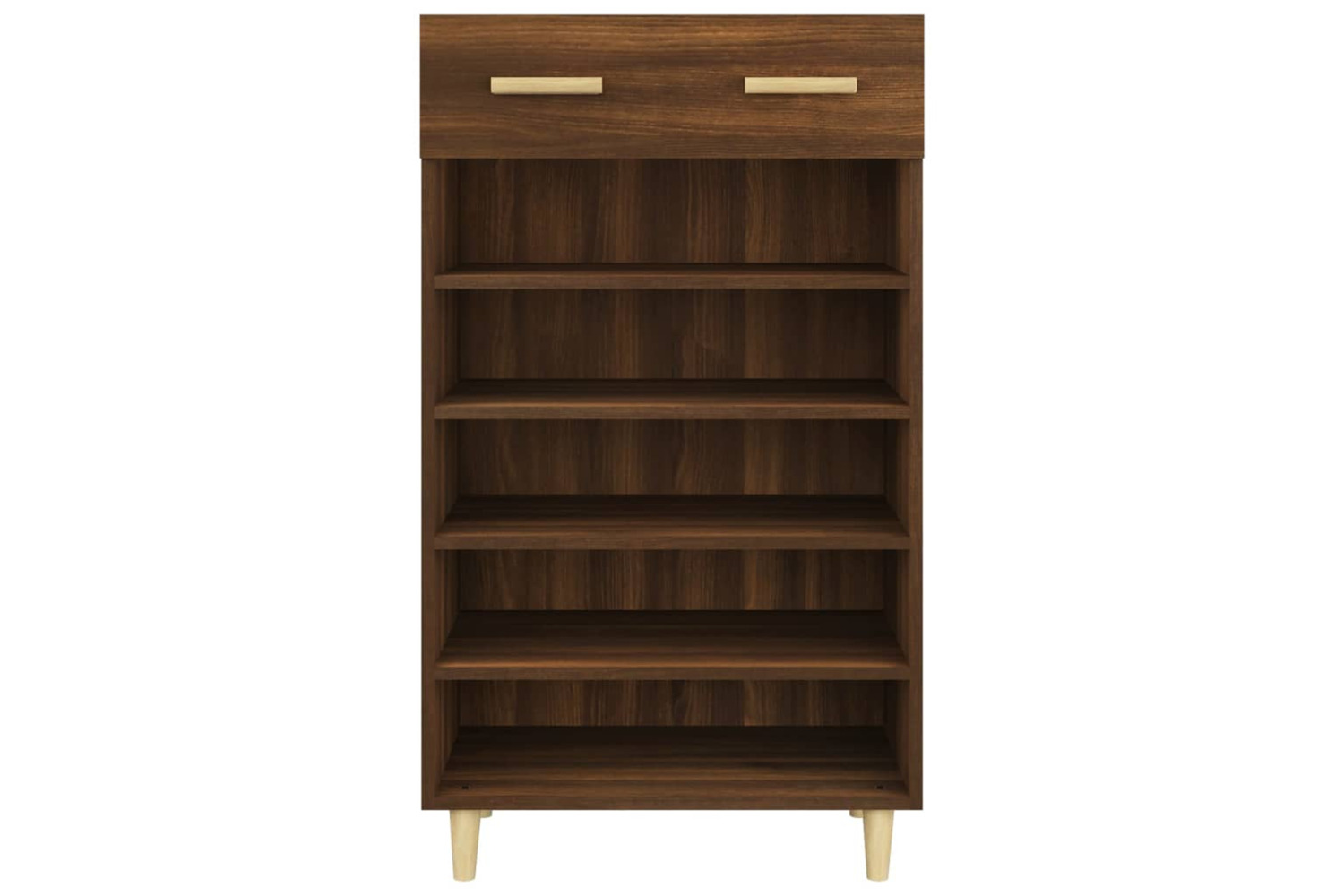 vidaXL 817557 Shoe Cabinet Brown Oak 60x35x105cm Engineered Wood