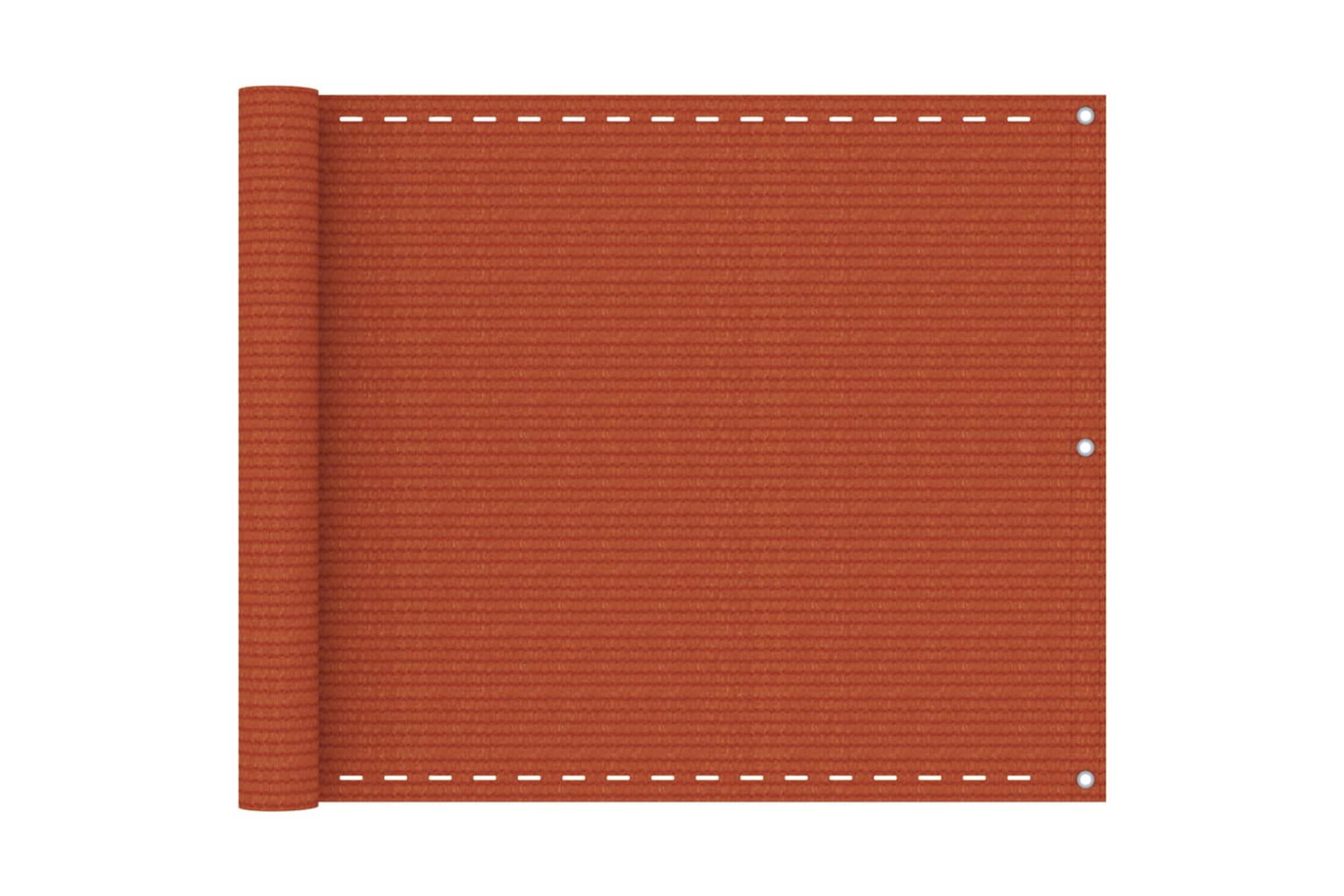 vidaXL 311018 Balcony Screen Orange 75x500cm Hdpe